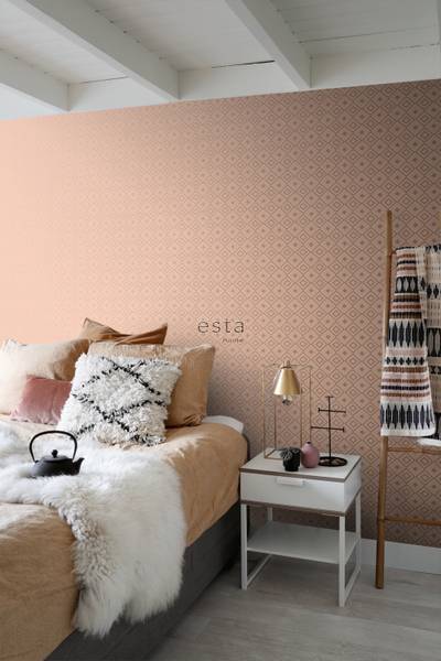 Tapete 128828 Pink - Fleece - 53 x 1005 x 53 cm