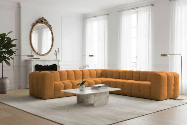 Ecksofa SOLVIE Orange