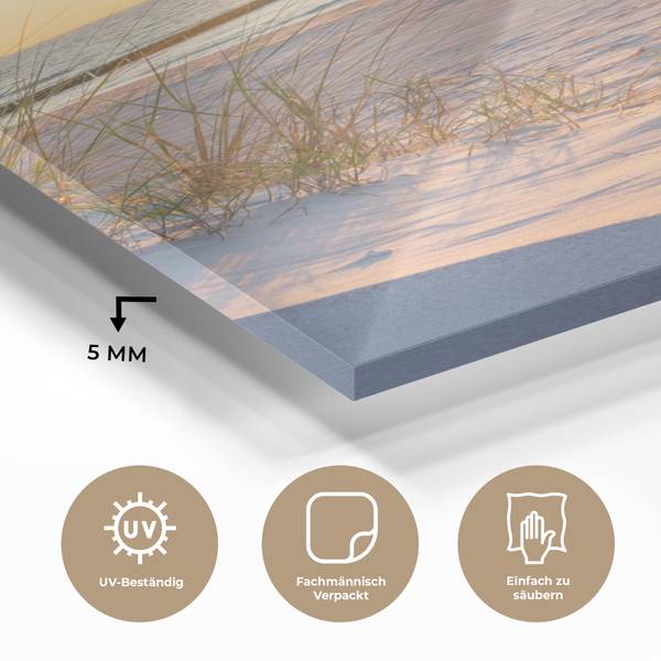 ACRYLGLASBILD Strand 60 x 90 cm