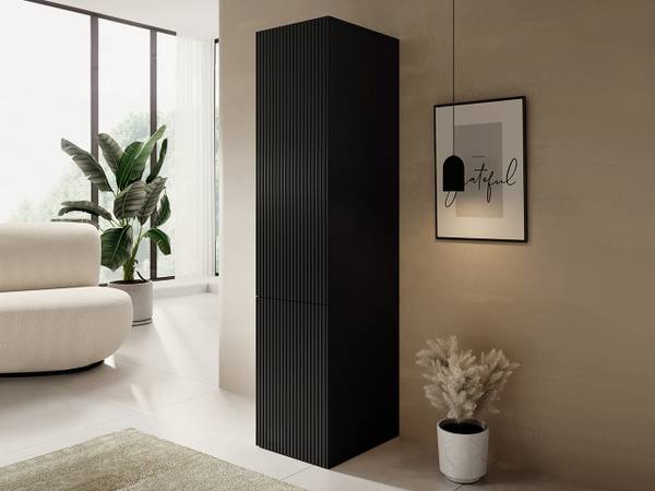 Kleiderschrank Pafos 1D Schwarz