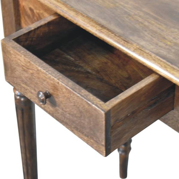 Bureau Arcadia bruin - mango - 80 x 80 x 45 cm