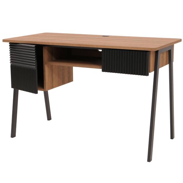 Schreibtisch O40 Beige - Metall - Holz teilmassiv - 120 x 78 x 60 cm