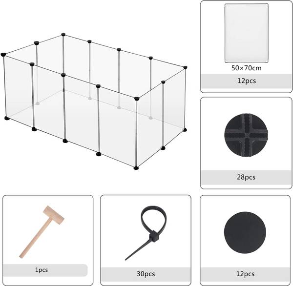 Freigehege  Millie ABS - 200 x 70 x 100 cm