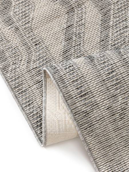 In-/Outdoorläufer Bronco Grau - Polypropylen - 80 x 1 x 250 cm