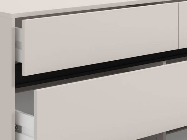 Kommode Mapelloo Beige - Holzwerkstoff - 40 x 90 x 157 cm