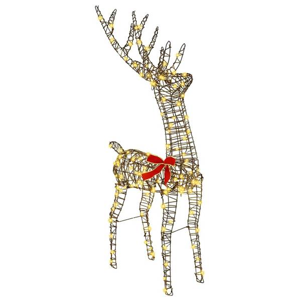 Décorations de Noël 3700000133-3 Jaune - Rotin - 41 x 128 x 70 cm