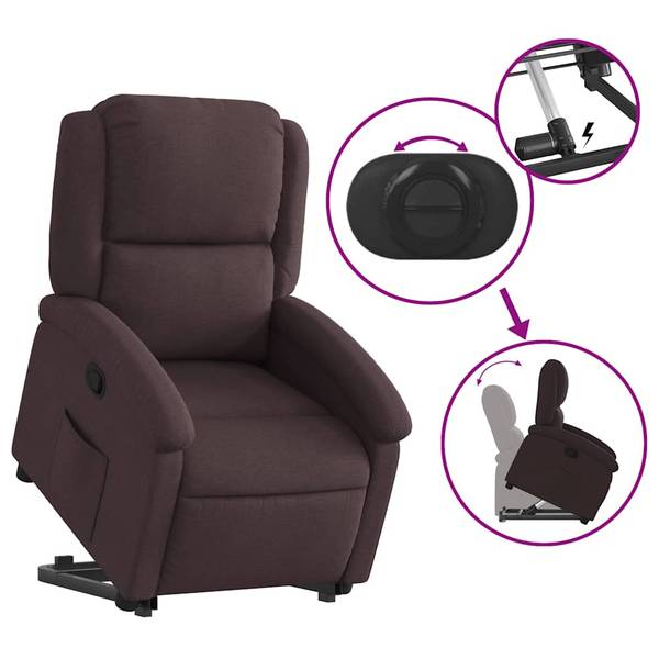 Relaxsessel mit Aufstehhilfe 3032378-1 Dunkelbraun