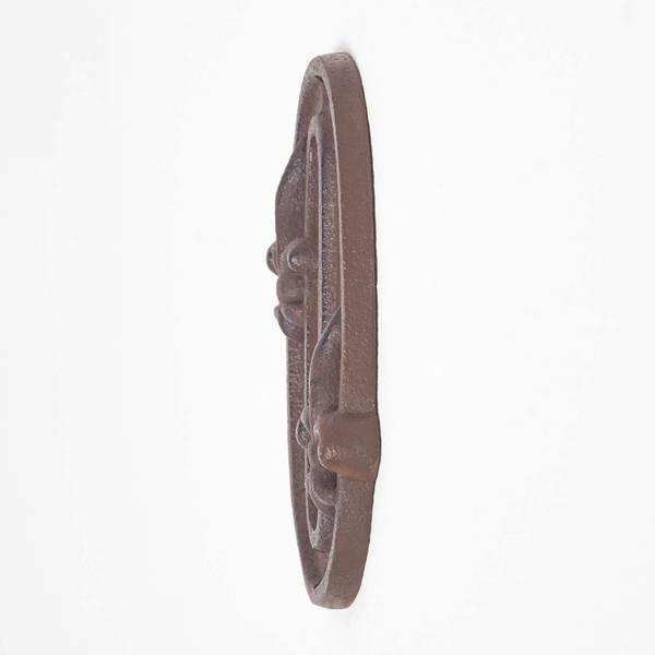 Gusseisen-Hausnummer 0 Braun - Gusseisen - 8 x 12 x 1 cm