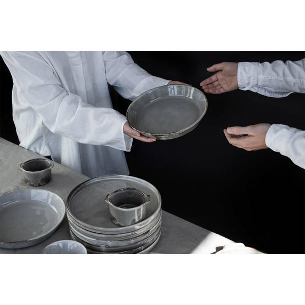 Schale WIKLE Grau - Porzellan - 10 x 5 x 10 cm