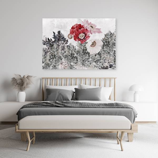 Wandbild Blume 120 x 80 cm