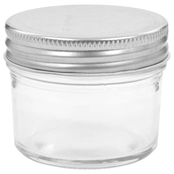 Weckpot 297310 Set van 4 zilver - glas - 7 x 6 x 7 cm