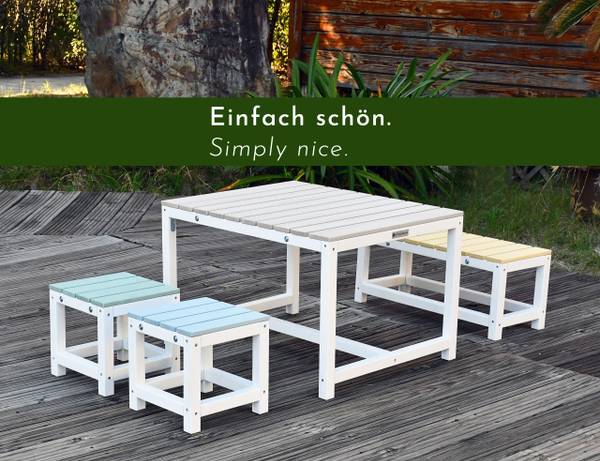 Kindersitzgruppe sedensa1 Weiß - Fichte - 75 x 80 x 60 cm