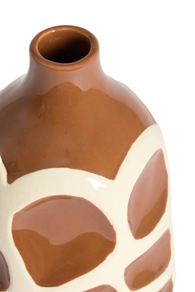 Vase SINICE Braun - Keramik - 15 x 24 x 15 cm