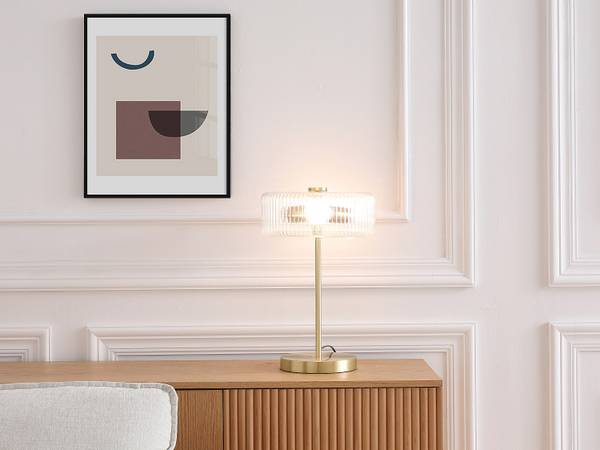 Tischlampe LACAYA Gold - Metall - 30 x 49 x 30 cm