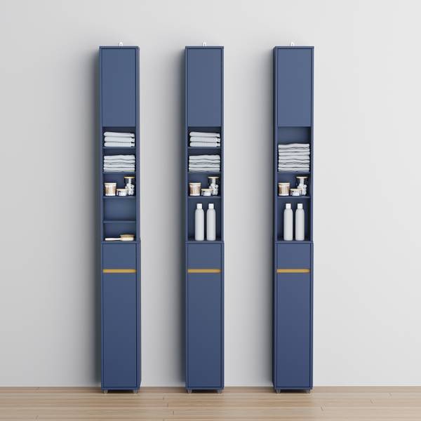 Badkamerkast BZR34-II-B blauw