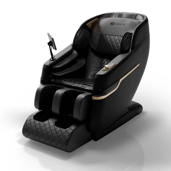 Massagesessel Naxos Schwarz - Metall - 75 x 105 x 142 cm