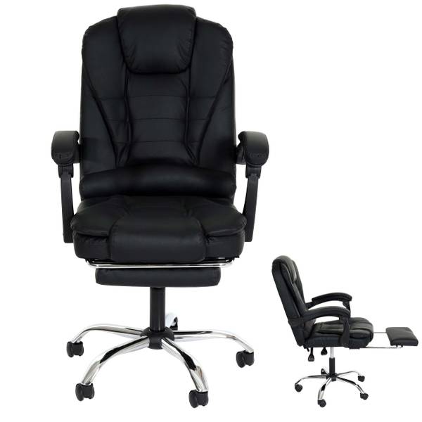 Chaise de bureau M80 Noir - Cuir synthétique - 63 x 110 x 103 cm