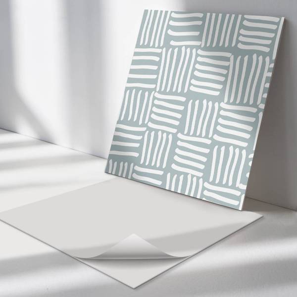 Fliesen Linien Geo-Design 4er Set 50 x 50 cm