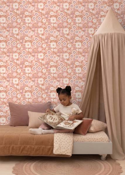 Tapete 132159 Pink - Papier - 50 x 900 x 50 cm