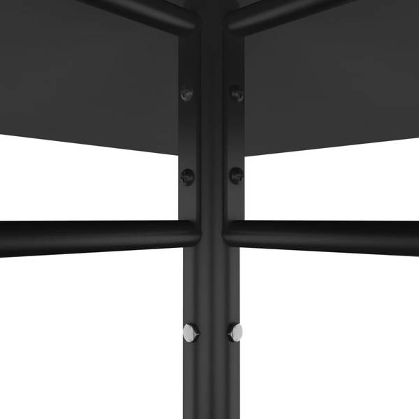 Gartenpavillon 3008684 Grau - Polyester - 281 x 270 x 384 cm