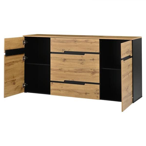 Sideboards Moonbow Braun - Holzwerkstoff - 160 x 80 x 40 cm