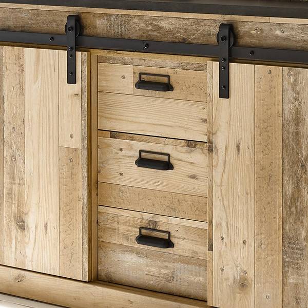 Esszimmer-Set SHELTON-61-62 2er-Set Braun - Holzwerkstoff - 315 x 201 x 43 cm