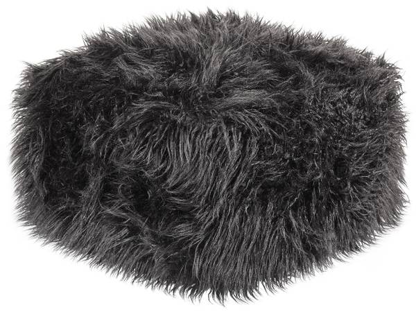 Pouf CONROE Noir - Bambou