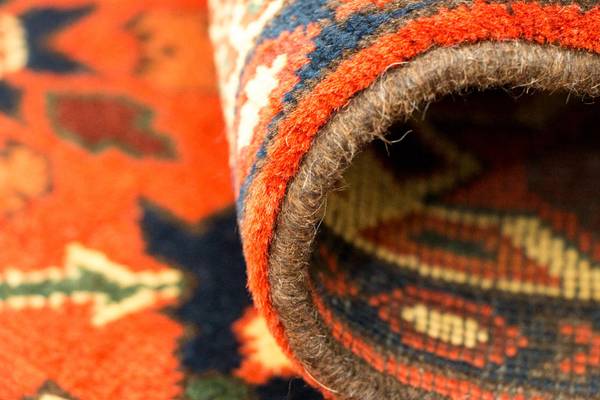 Orientteppich Läufer Oriental Orange - Wolle - 84 x 1 x 305 cm