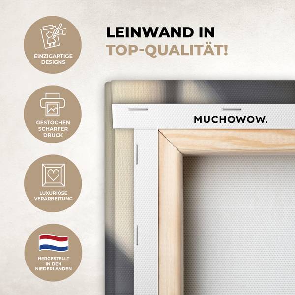 LEINWANDBILD Zitronen Gelb - Textil - 30 x 40 x 2 cm