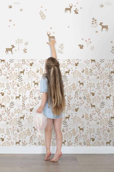 Tapete 139521 Beige - Fleece - 53 x 1005 x 1005 cm