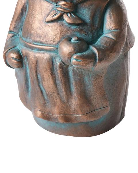 Tuinbeeld LOLA blauw - bruin - metaal - 22 x 37 x 16 cm