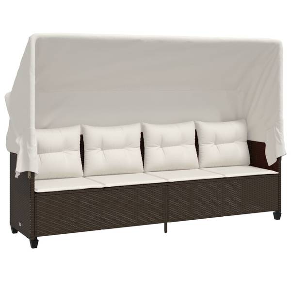 Garten-Lounge-Set 3036185-2 (5-teilig) Braun
