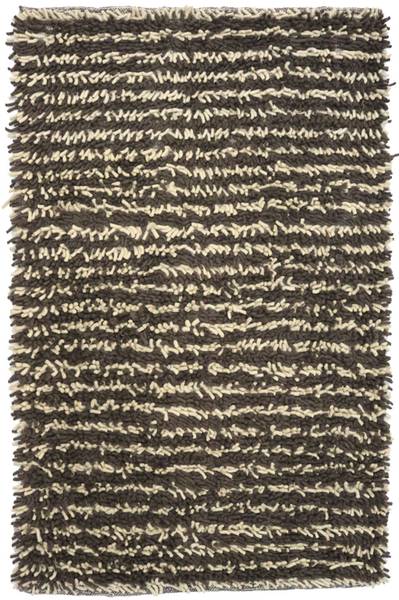 Handgewebt Hochflor Rot - Wolle - 124 x 4 x 200 cm