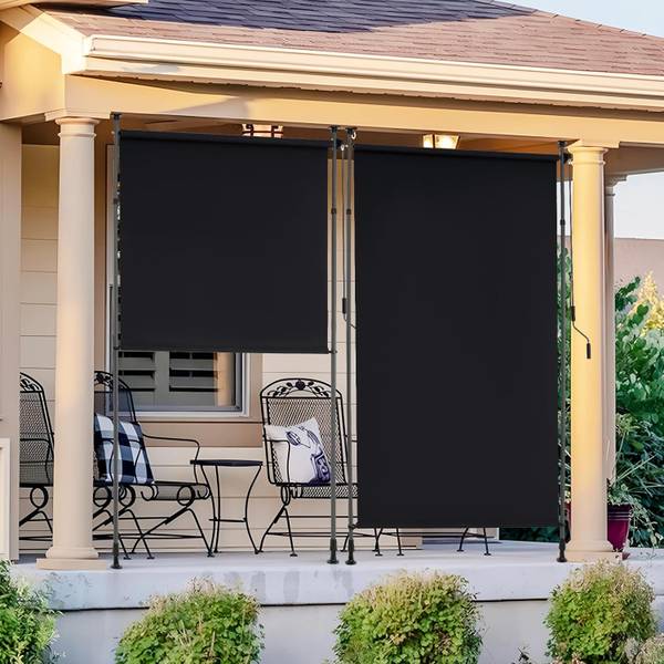 Markise ZB34651 Schwarz - Metall - 150 x 310 x 150 cm