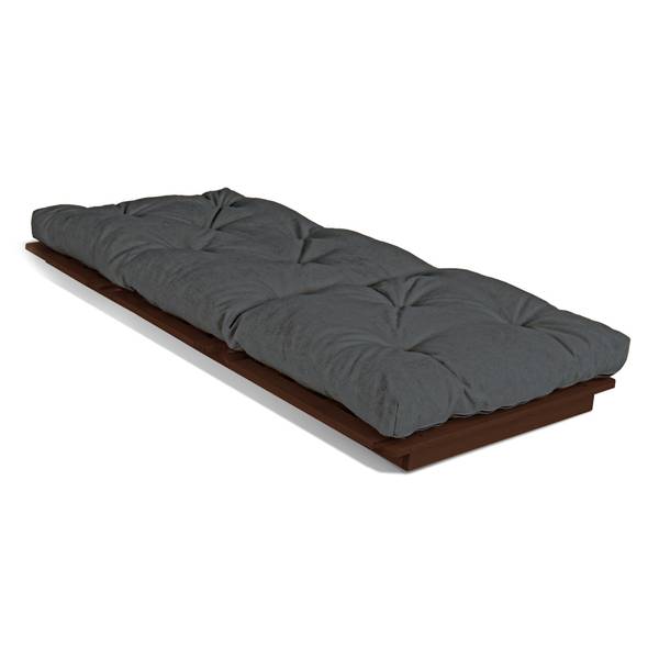 Futon Stuhl LAYTI-90, Buchenholz Graphit