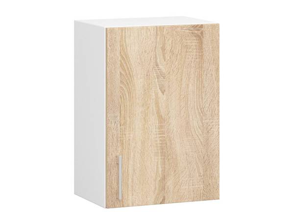 Hängender Küchenschrank Lima Braun - Weiß - Holzwerkstoff - 40 x 58 x 31 cm