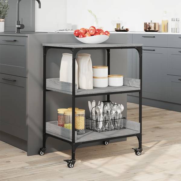 Servierwagen XT5347 Braun - Holzwerkstoff - 41 x 81 x 60 cm