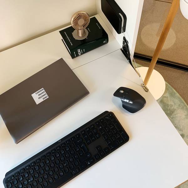 Sekretär Cubas Premium Weiß - Weiß