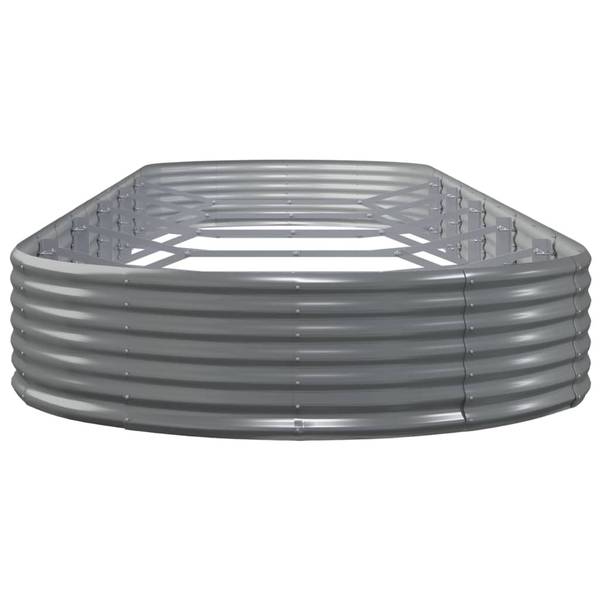 Hochbeet 3012742-2 319044 Grau - Stahl - 523 x 36 x 140 cm