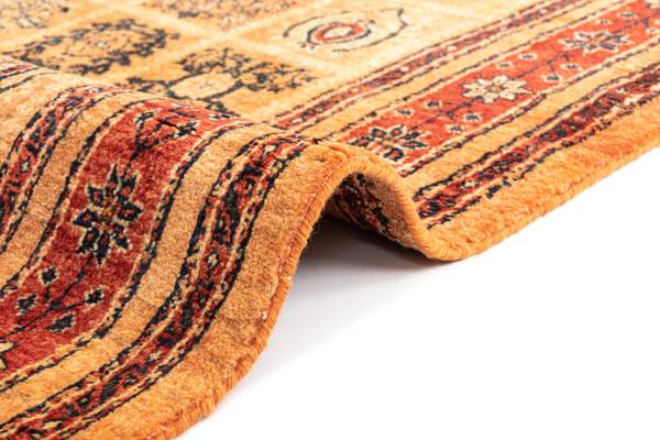 Vloerkleed Kashkuli CLXXX oranje - wol - 105 x 1 x 155 cm
