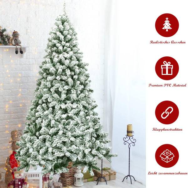 Tannenbaum CM22867 Grün - Kunststoff - 122 x 225 x 122 cm