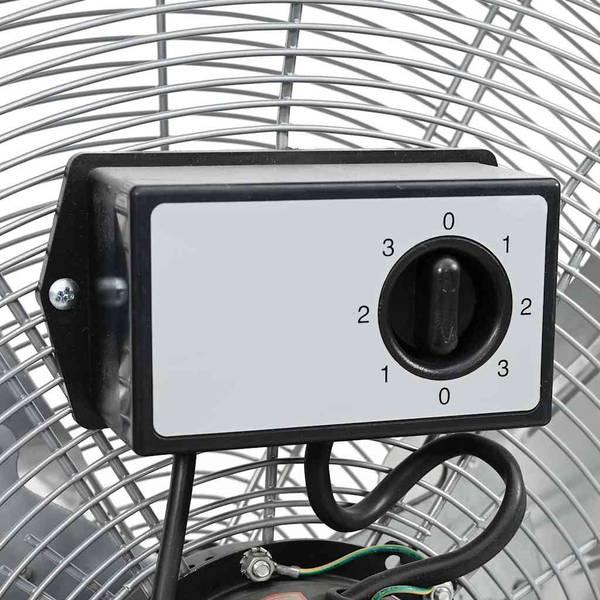 Trommelventilator M767270 Silber - Metall - 37 x 82 x 79 cm