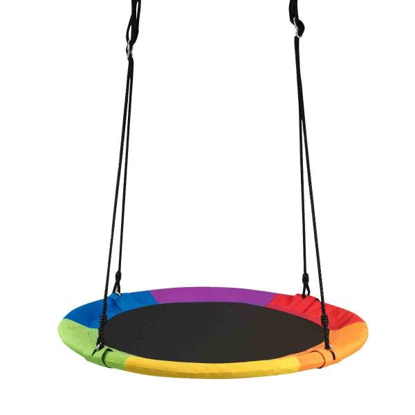 φ100cm Nestschaukel mit Hängegurte Metall - 100 x 160 x 100 cm