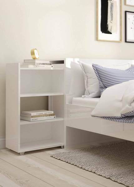 Nachttisch Delfino Weiß