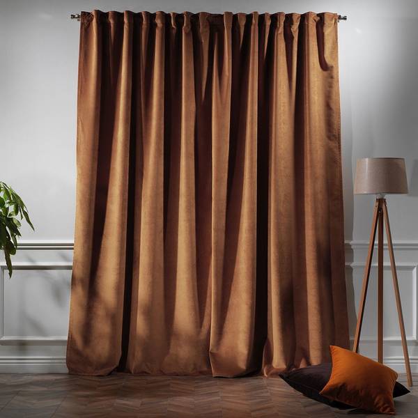 Samtvorhang 1Stück D140*H145 140 x 145 cm