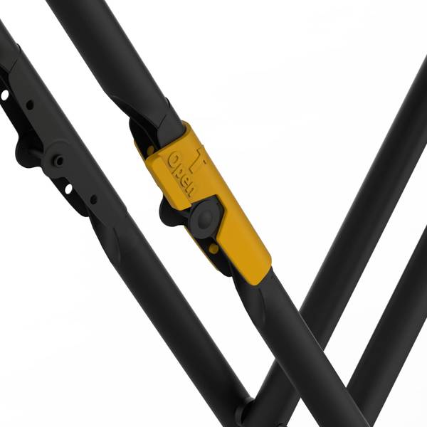 Strijkplank Pulse zwart - roestvrij staal - 43 x 6-88 x 118 cm