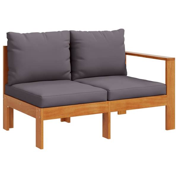 Garten Sofagarnitur 3033744-6 (6-teilig) Grau - Akazie - 68 x 64 x 68 cm