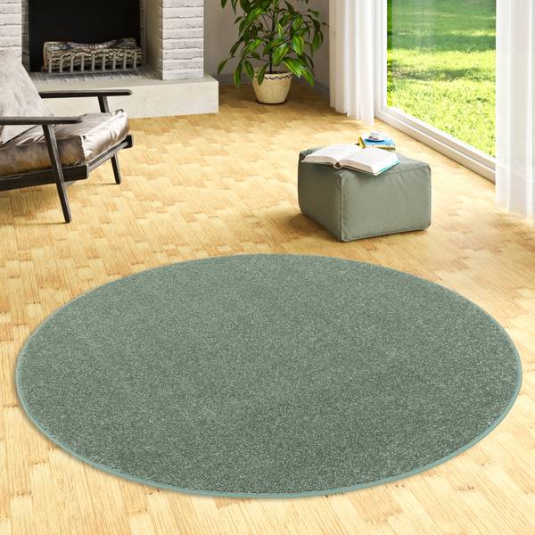 Tapis Cottage Vert clair - 133 x 133 cm