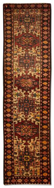 Orientteppich Läufer Nomadic Rot - Wolle - 68 x 1 x 273 cm