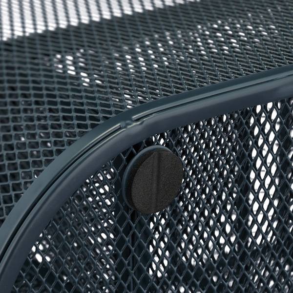 Schreibtisch Organizer mit 9 Fächern Grau - Stahl - 22 x 11 x 11 cm